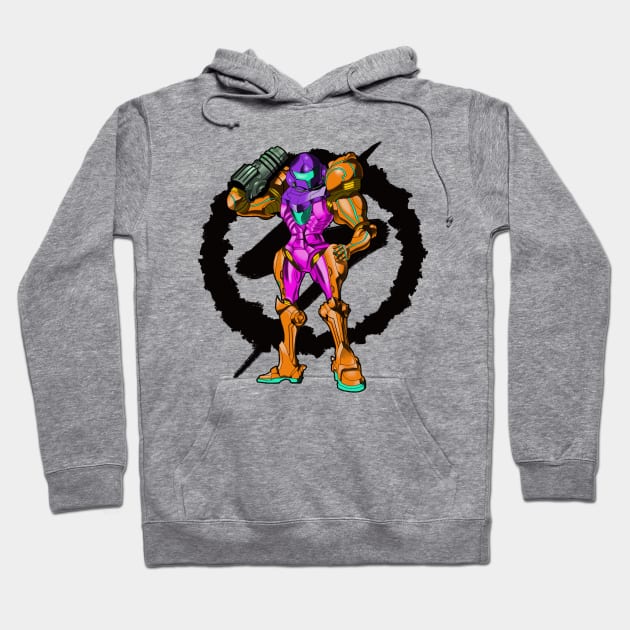 Shining Metroid-Samus Hoodie by VisionaryV